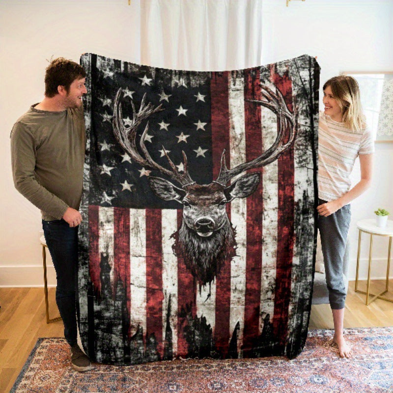 Weiche Cartoon-Dackel-Themen-Fleece-Decke