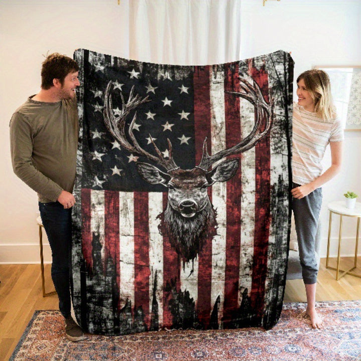 Weiche Cartoon-Dackel-Themen-Fleece-Decke