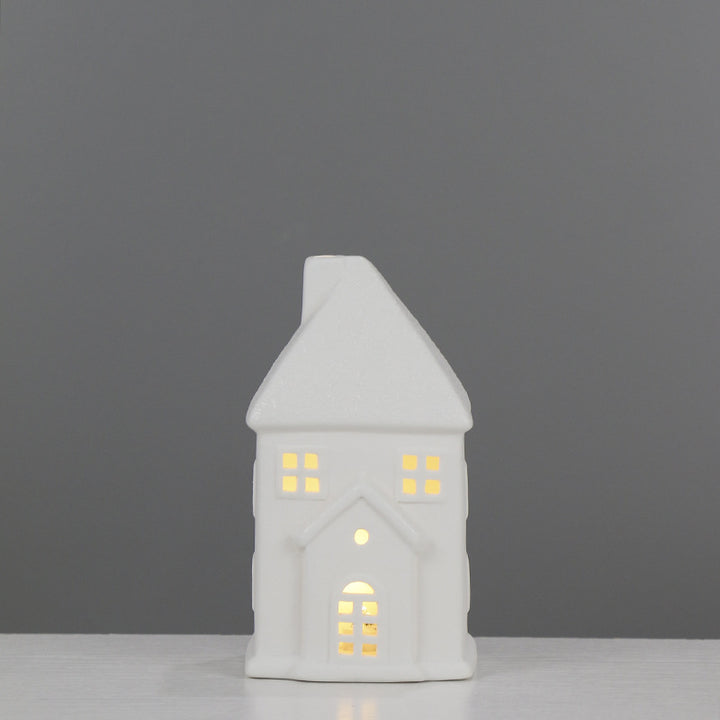 Dekorative hausförmige keramische Nachtlampe Karnz