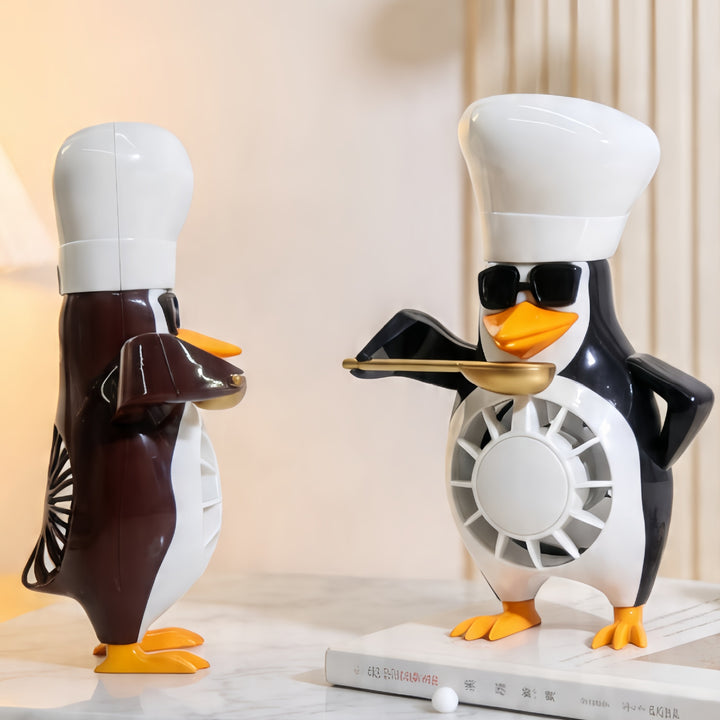 Unisex Tischventilator im cleveren Pinguin-Design Karnz