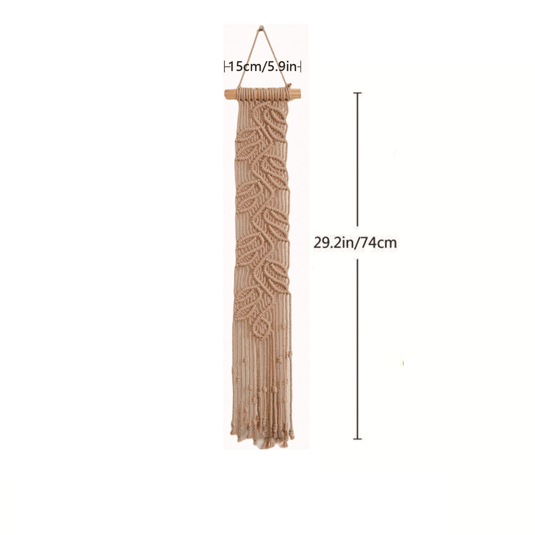 Macrame Blatt Wandkunst Dekor Karnz
