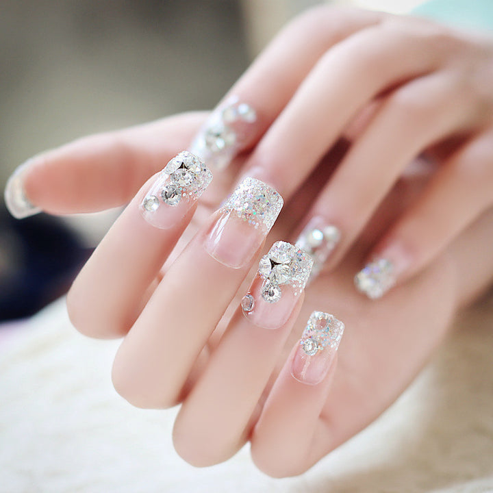 Rhinestone-besetztes Press-On Nail Art Kit Karnz