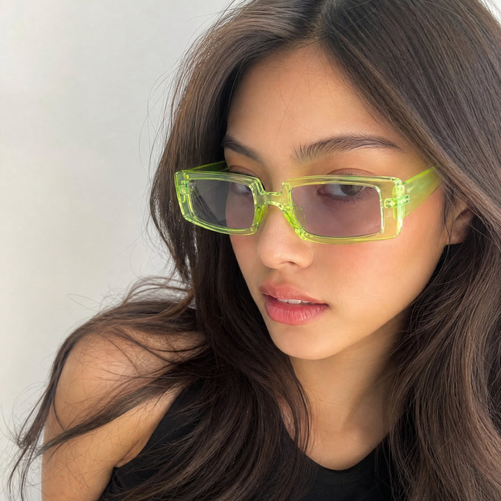 Damen oversized Sonnenbrille mit modischem Rahmen Karnz