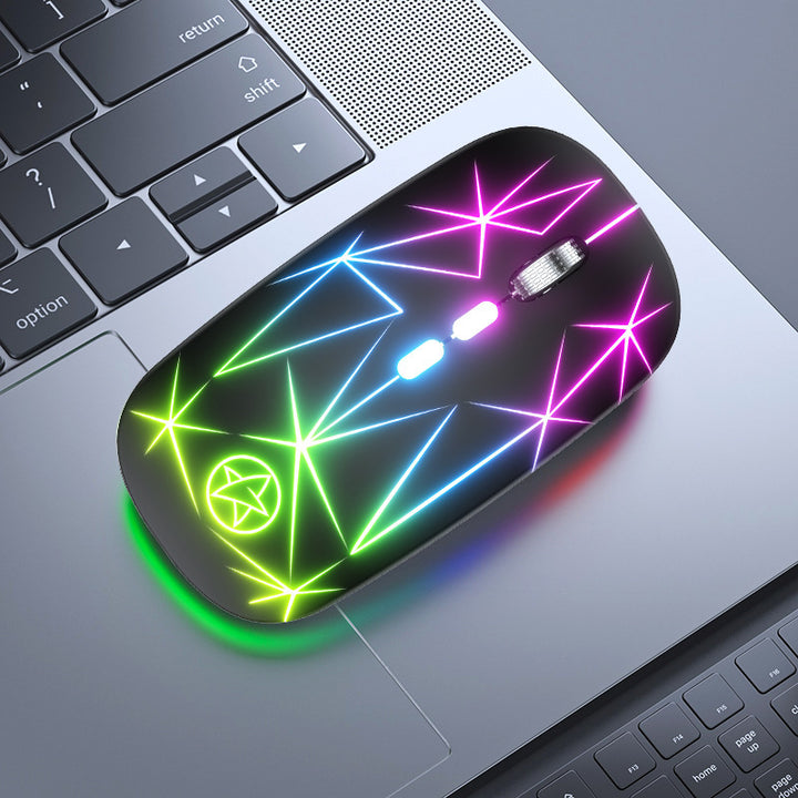 Bluetooth Gaming-Maus mit Dual-Modus und Rgb-Beleuchtung Karnz