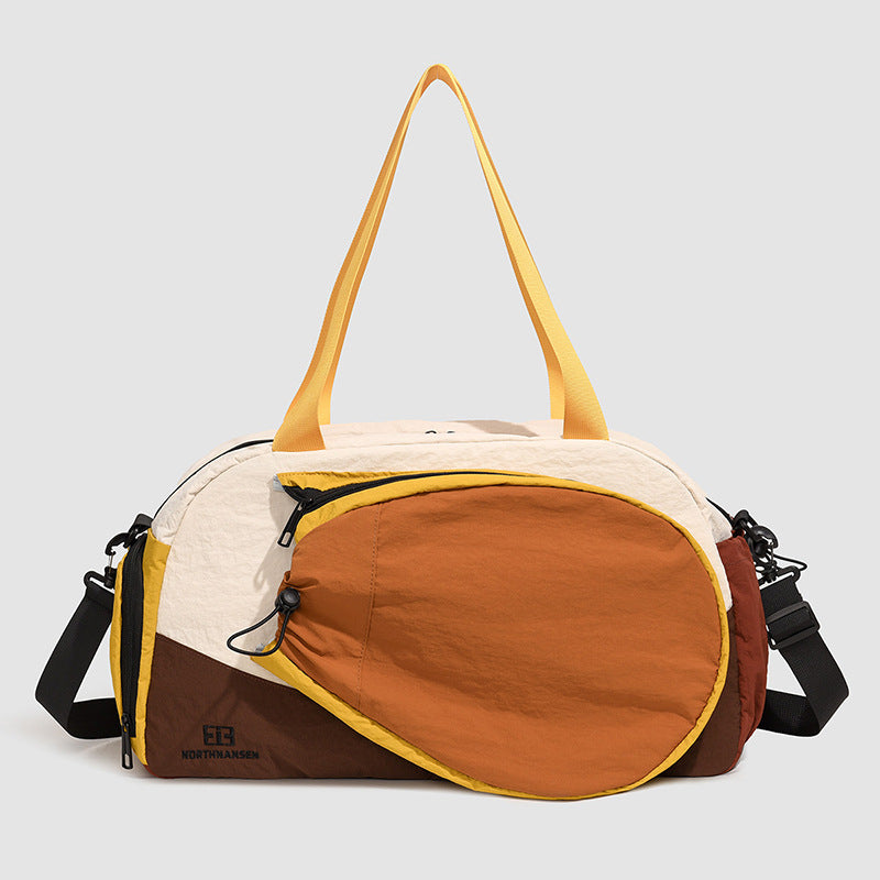 Vielseitige Color Block Gym Duffle Bag Karnz