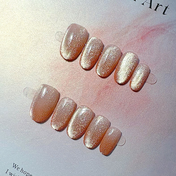 Anpassbares Press-On Nagelset Karnz