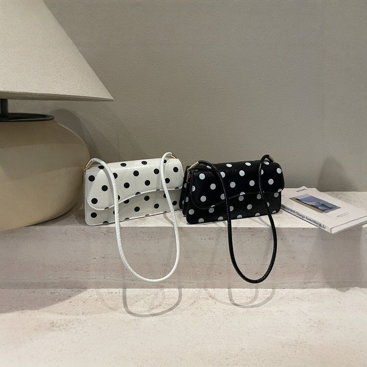 Elegante Polka Dot Abendhandtasche