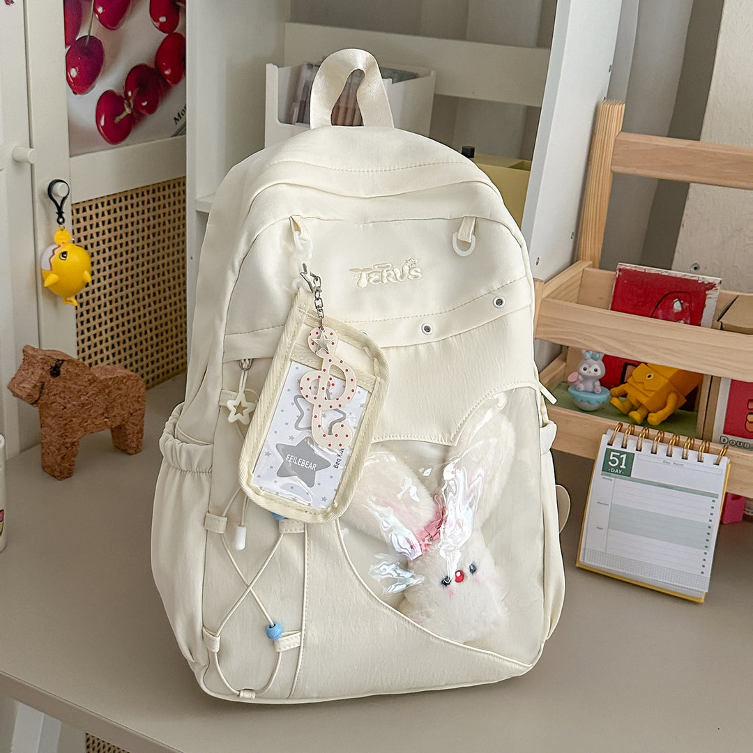 Süßer Charakter-Themen-Transparenter Rucksack Karnz