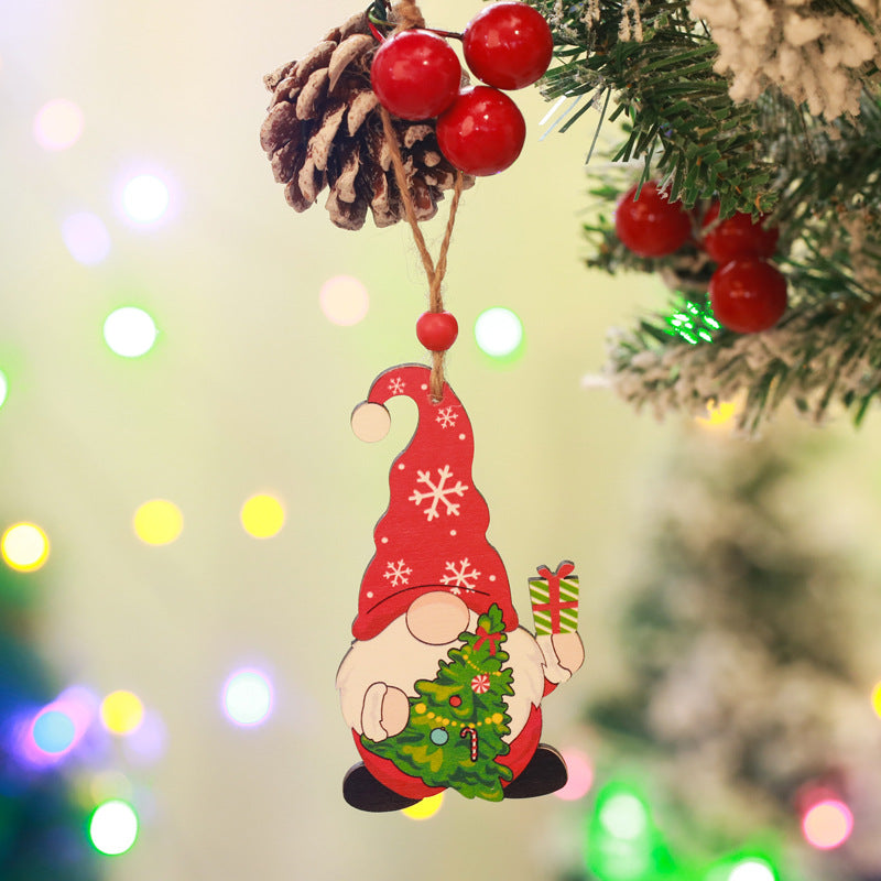 Dekorative Weihnachtsgnom Anhänger Karnz
