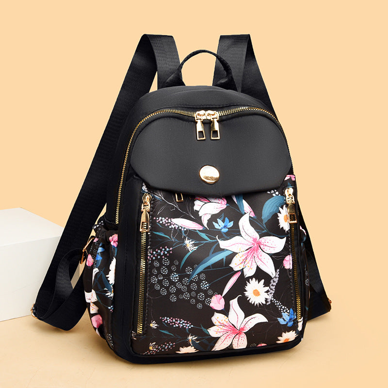 Blumenmuster Rucksack Karnz
