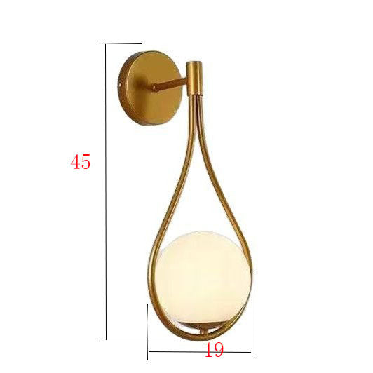 Moderne elegante Orb Wandleuchte