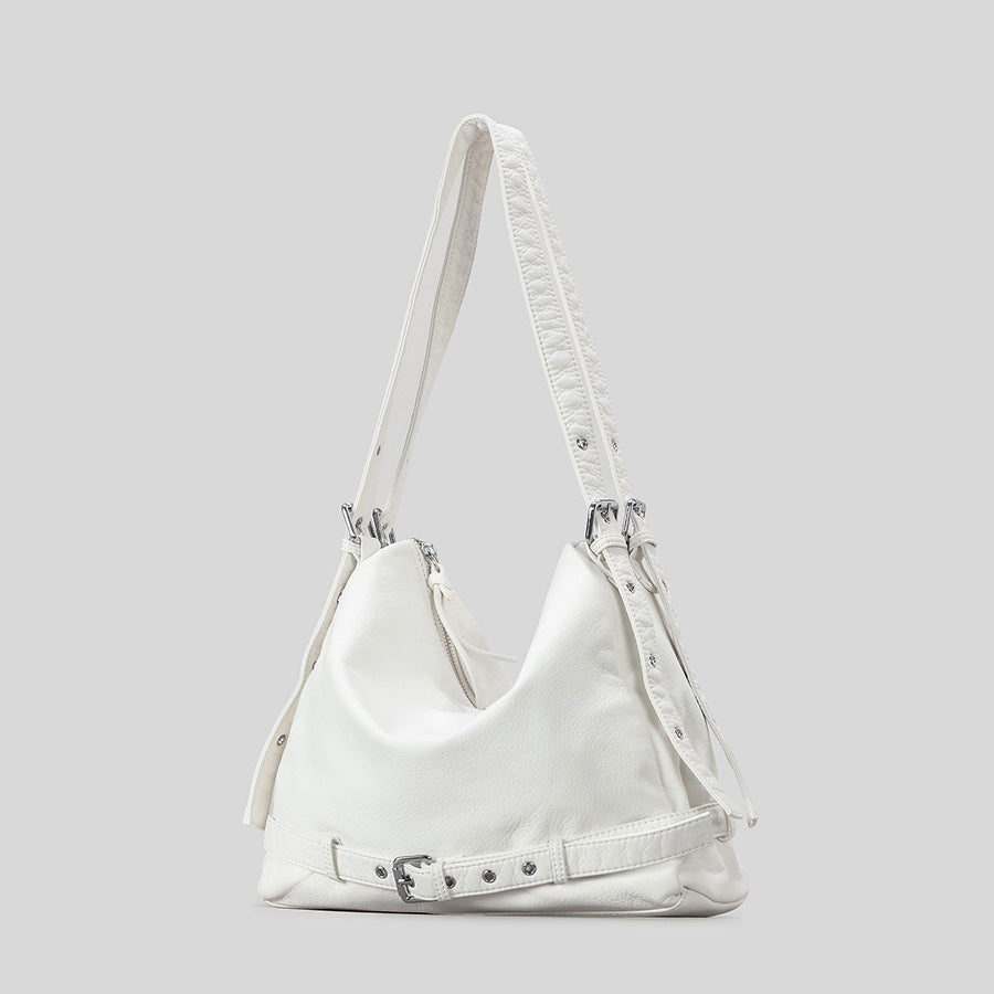 Lässige Bequeme Leder Schultertasche