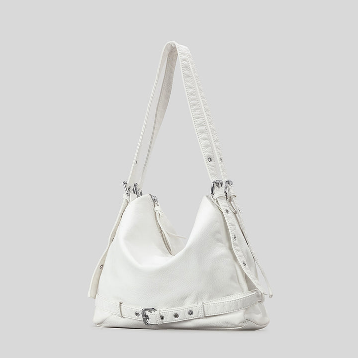 Lässige Bequeme Leder Schultertasche