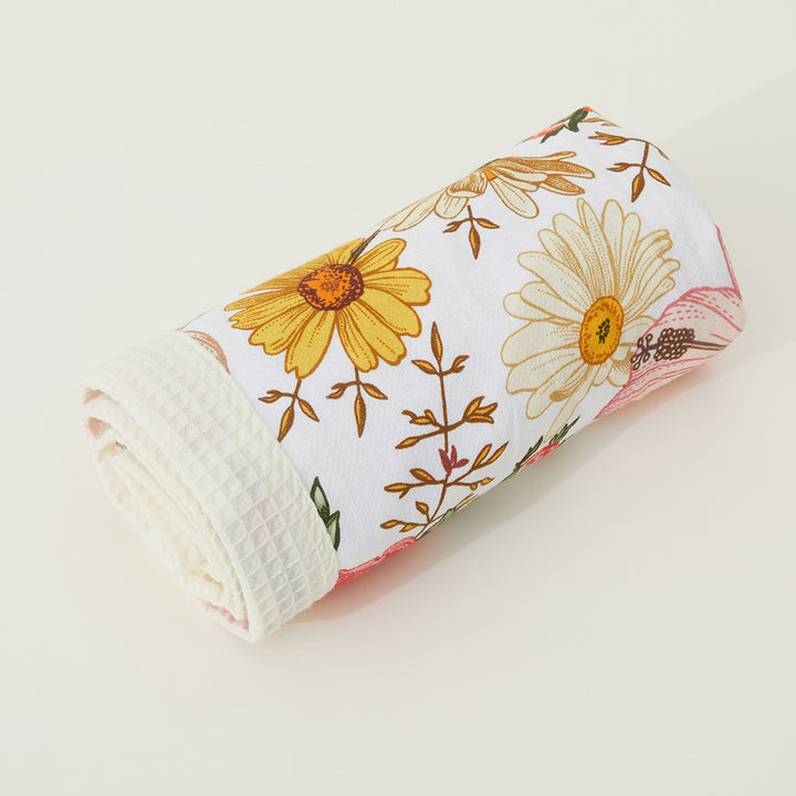 Blumenmuster Babydecke Karnz