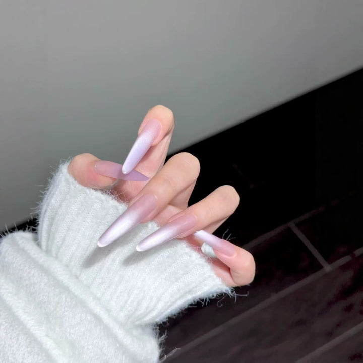 Ombre Stiletto Nagelverlängerungen