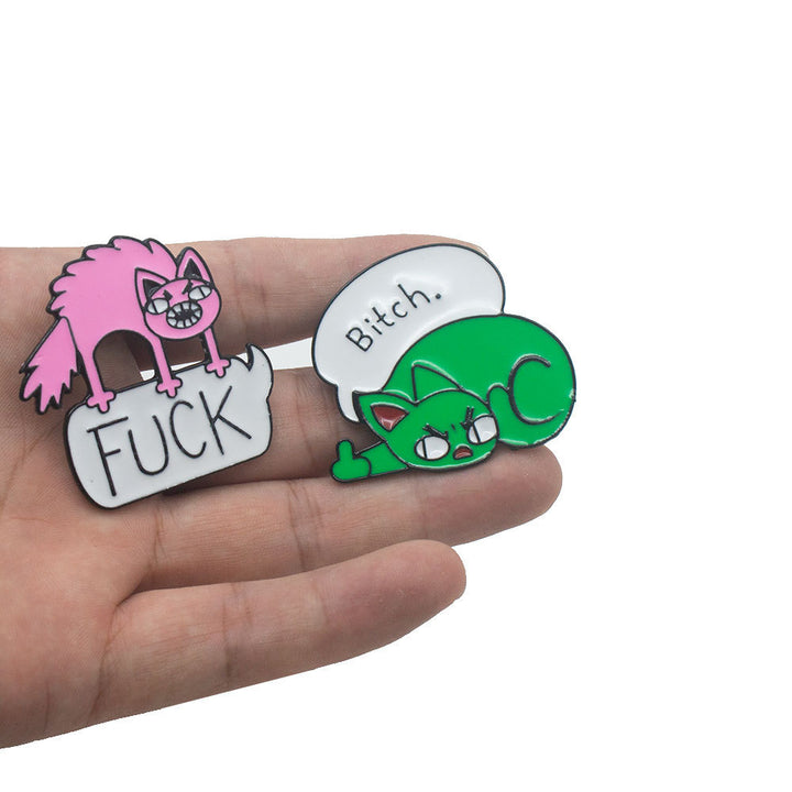 Launische Cartoon Emaille-Pin Karnz