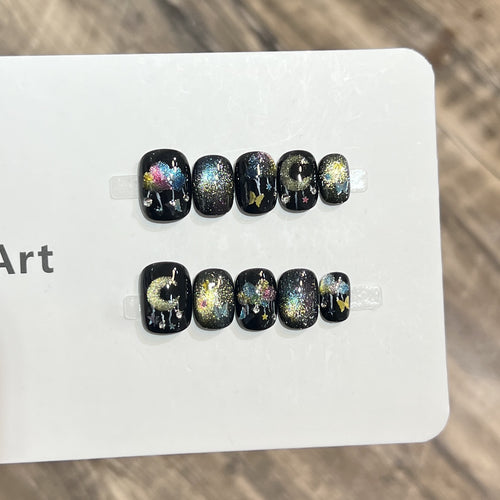 Galaxy-Themen Nagelkunst Set Karnz