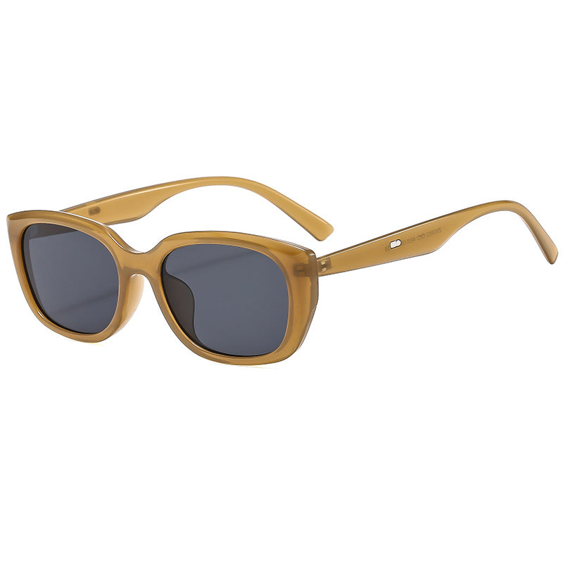 Damen modische oversized Sonnenbrille mit stilvollem Kunststoffrahmen Karnz