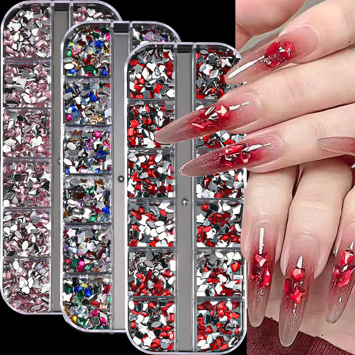 Nagelkunst Dekorative Edelsteinset