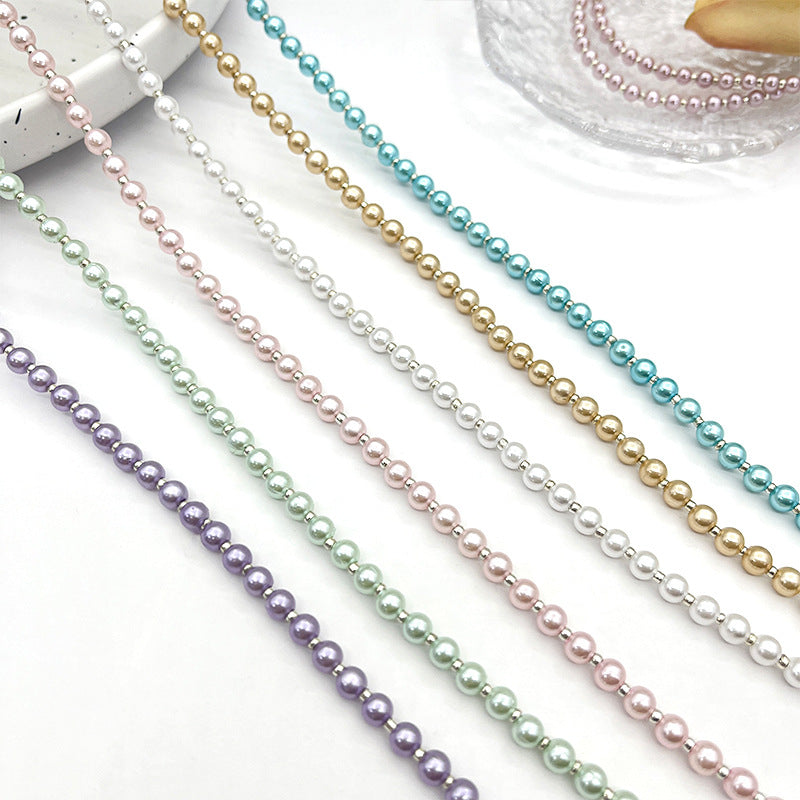 Elegante Perlenbesetzte Brillenband Karnz