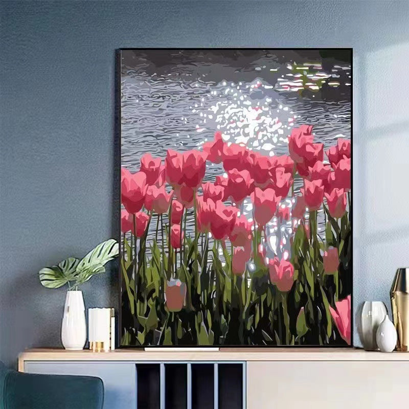 Floral Landscape Leinwandkunst Karnz