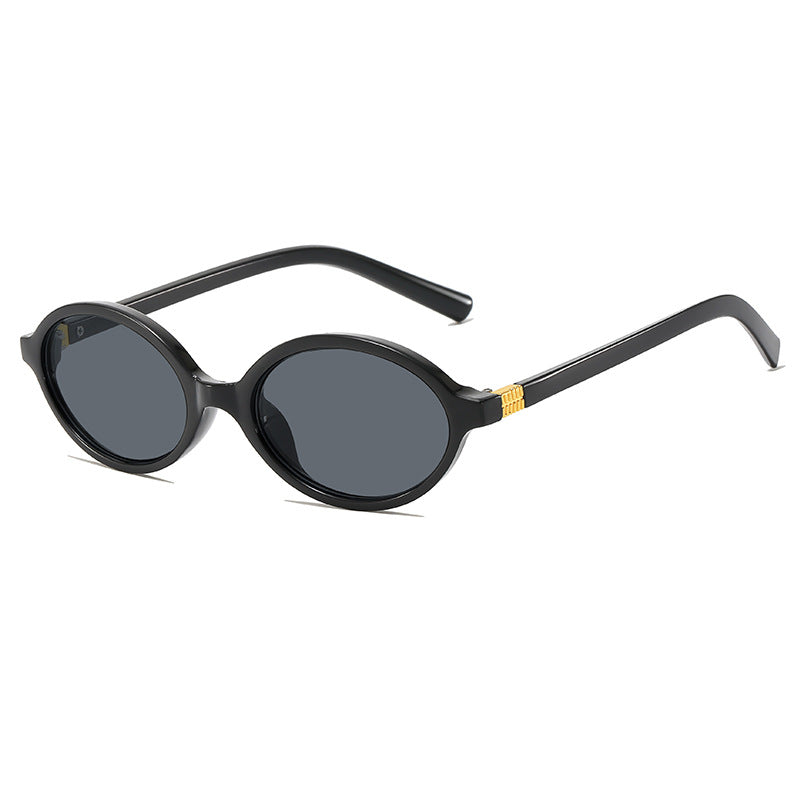 Vintage-inspirierte ovale Fassung Brille Karnz