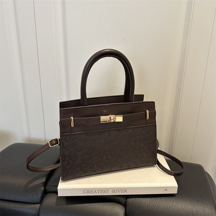 Elegante geprägte Handtasche