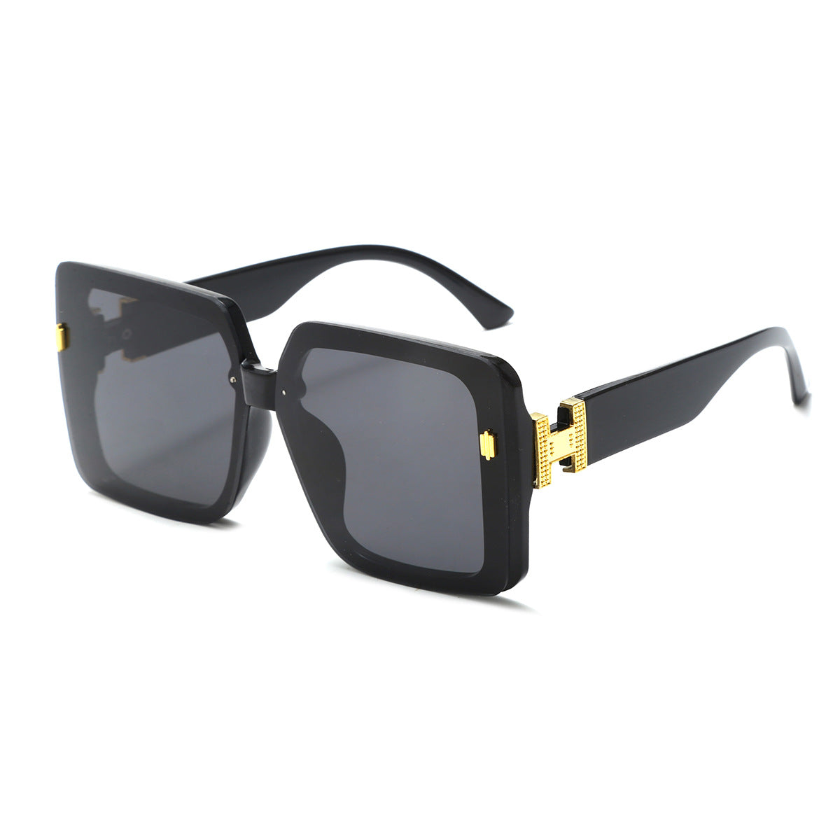 Damen oversized modische Sonnenbrille mit luxuriösem Rahmen Karnz