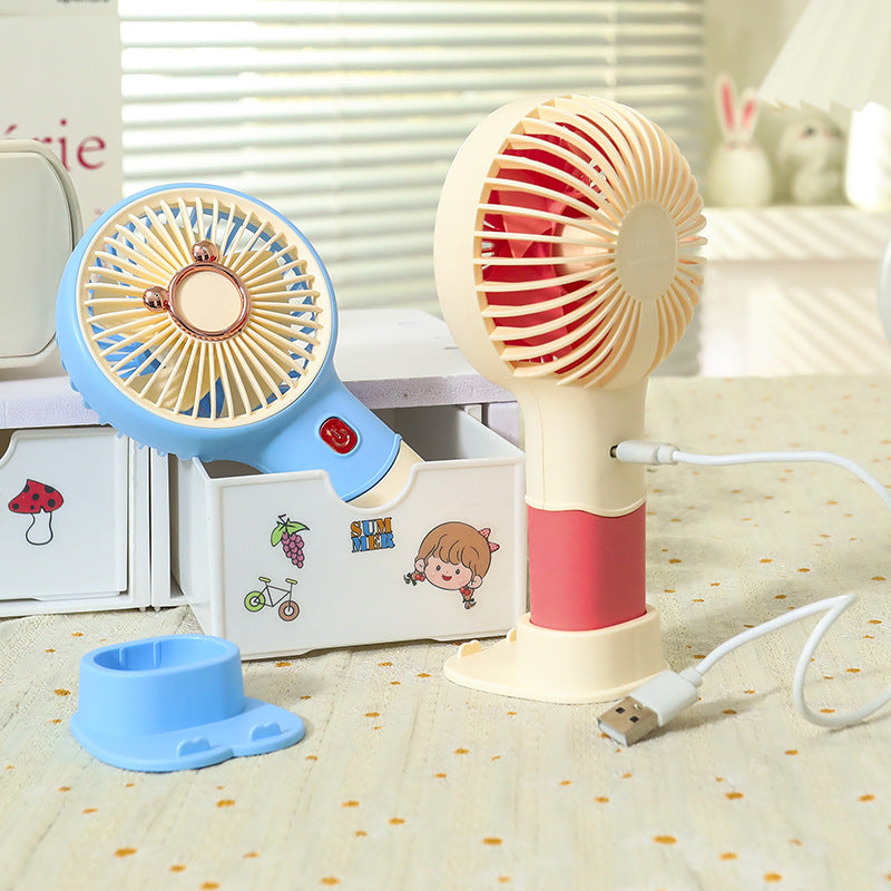 Damen Tragbarer Handventilator mit ergonomischem Design und USB-Anschluss Karnz