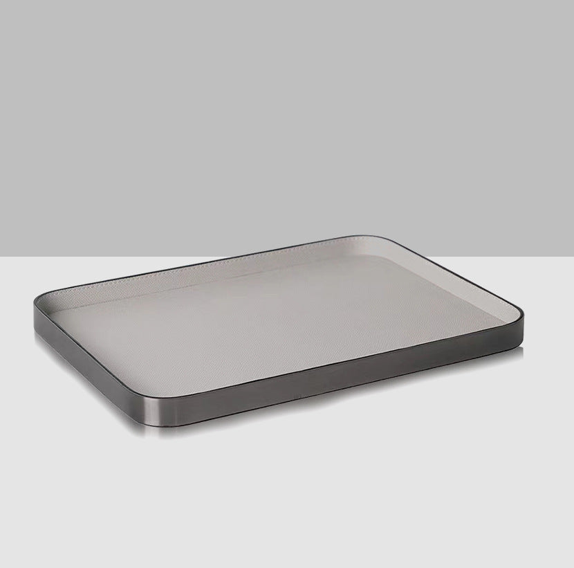 Elegante moderne rechteckige Servierplatte