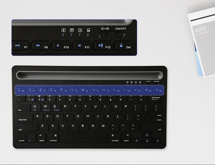 Drahtloses ergonomisches Tastatur- und Mausset Karnz