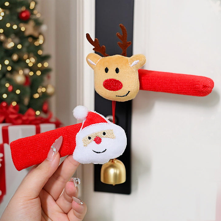 Türgriffschmuck mit Weihnachtsmann Karnz