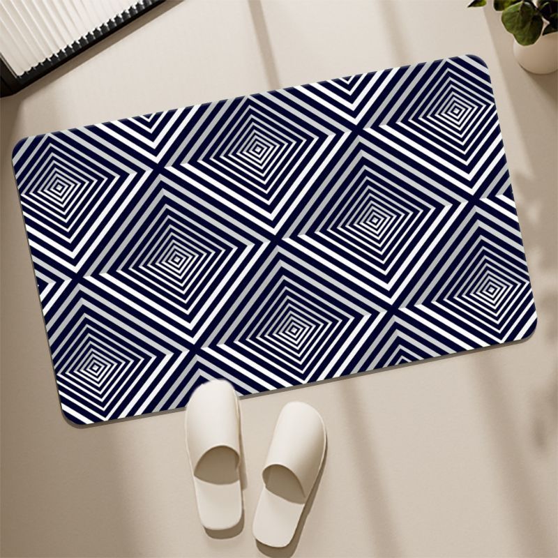 Geometrisches Muster Badmatte