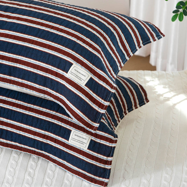 Damen Kissenbezug mit hochwertigem Streifendesign Karnz