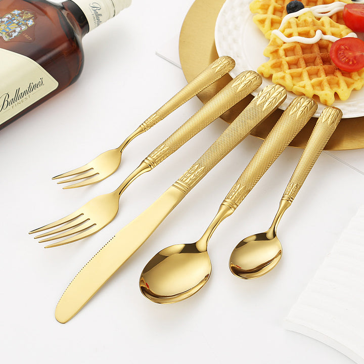 Eleganter Teelöffel mit Kunstvollem Griffdesign Karnz
