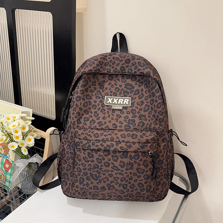 Stylischer Tierdruck-Rucksack
