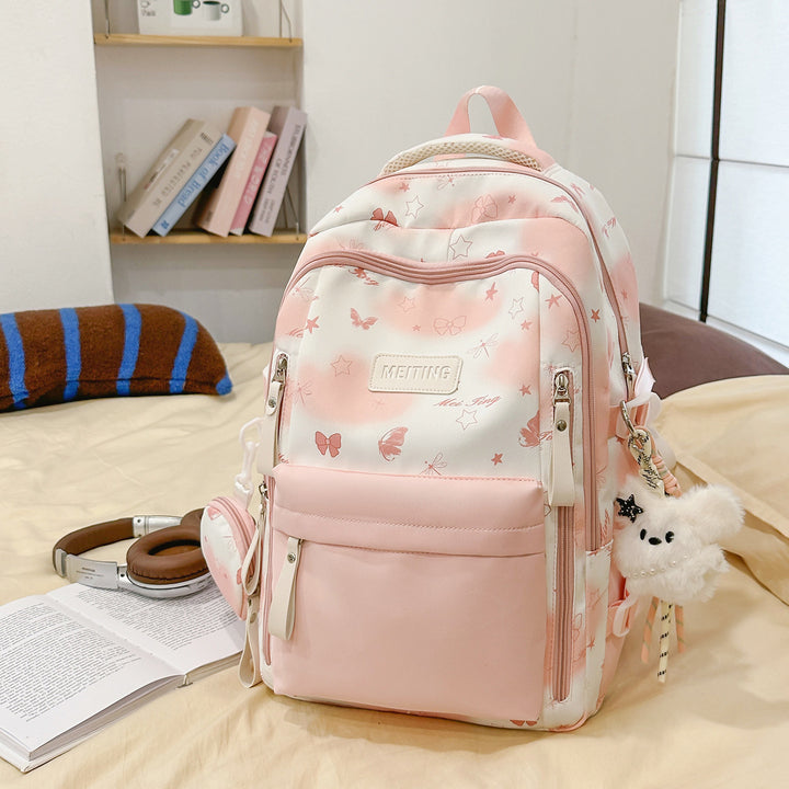 Trendiger Gemusterter Rucksack Karnz