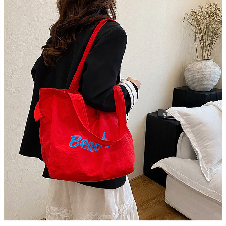 Geräumige Canvas-Shopper-Tasche Karnz