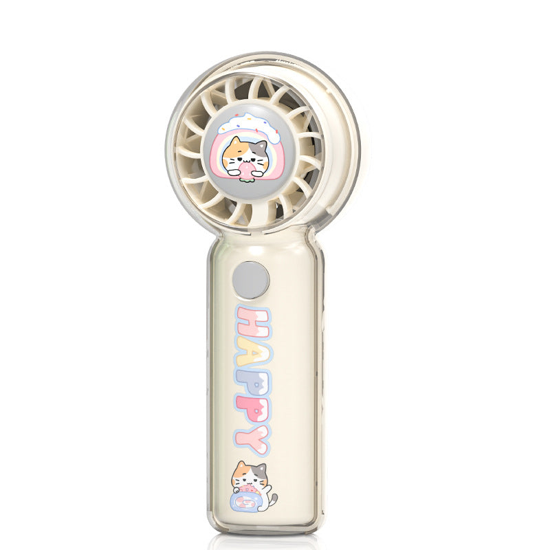 Damen tragbarer Mini-Ventilator mit fröhlichem Design Karnz