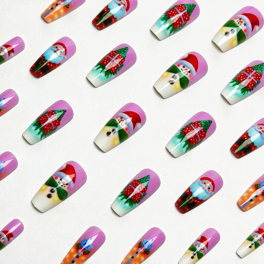 Festliche Nail Art Kunstnägel Karnz