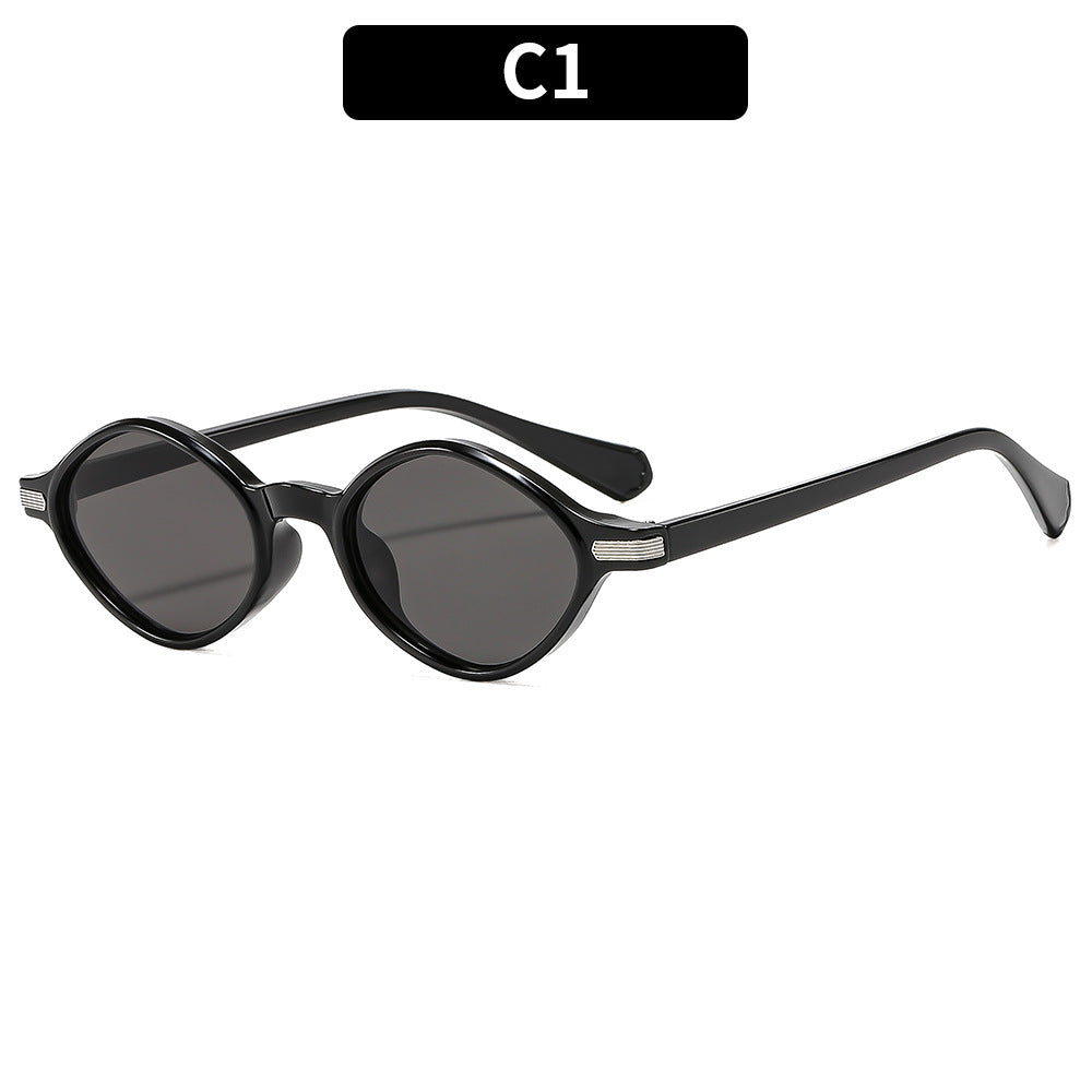 Chic ovale Rahmenbrille