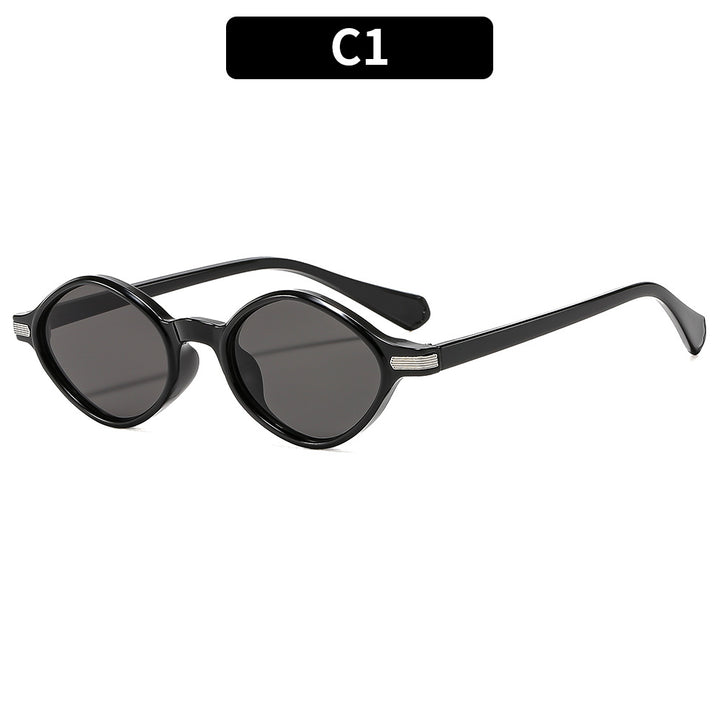 Chic ovale Rahmenbrille