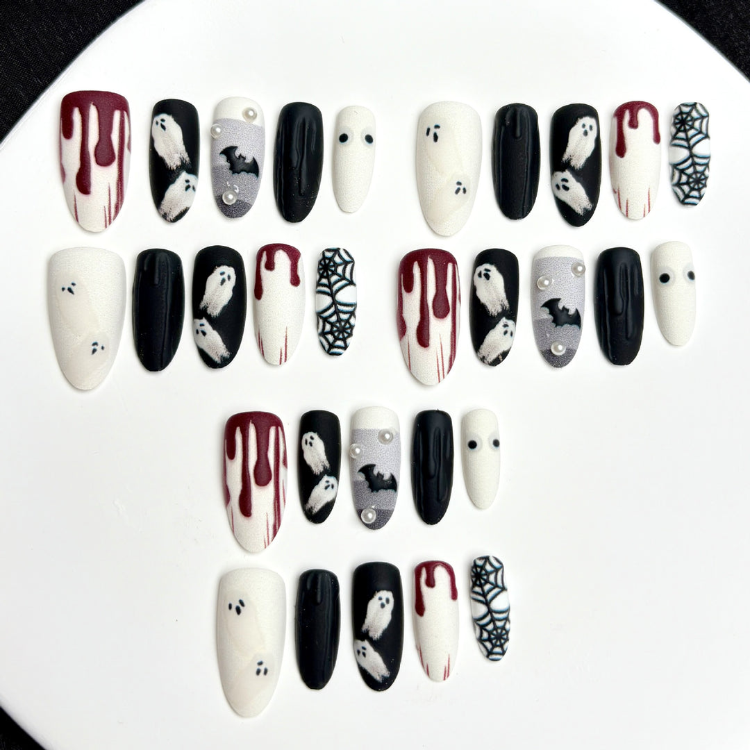 Halloween-Themen Dekorative Nagelkunst Set