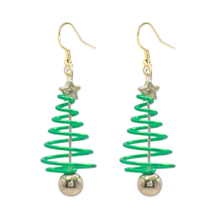 Verspielte Weihnachtsbaum Ohrringe Karnz
