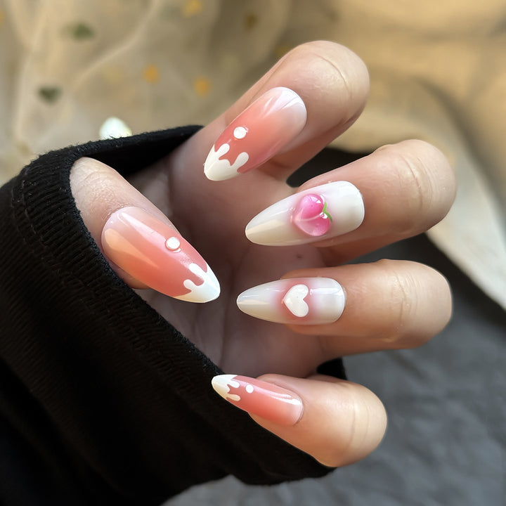 Dekoratives Press-On Nagelset Karnz