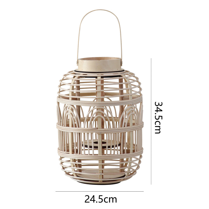 Dekorative Rattan-Laterne Karnz