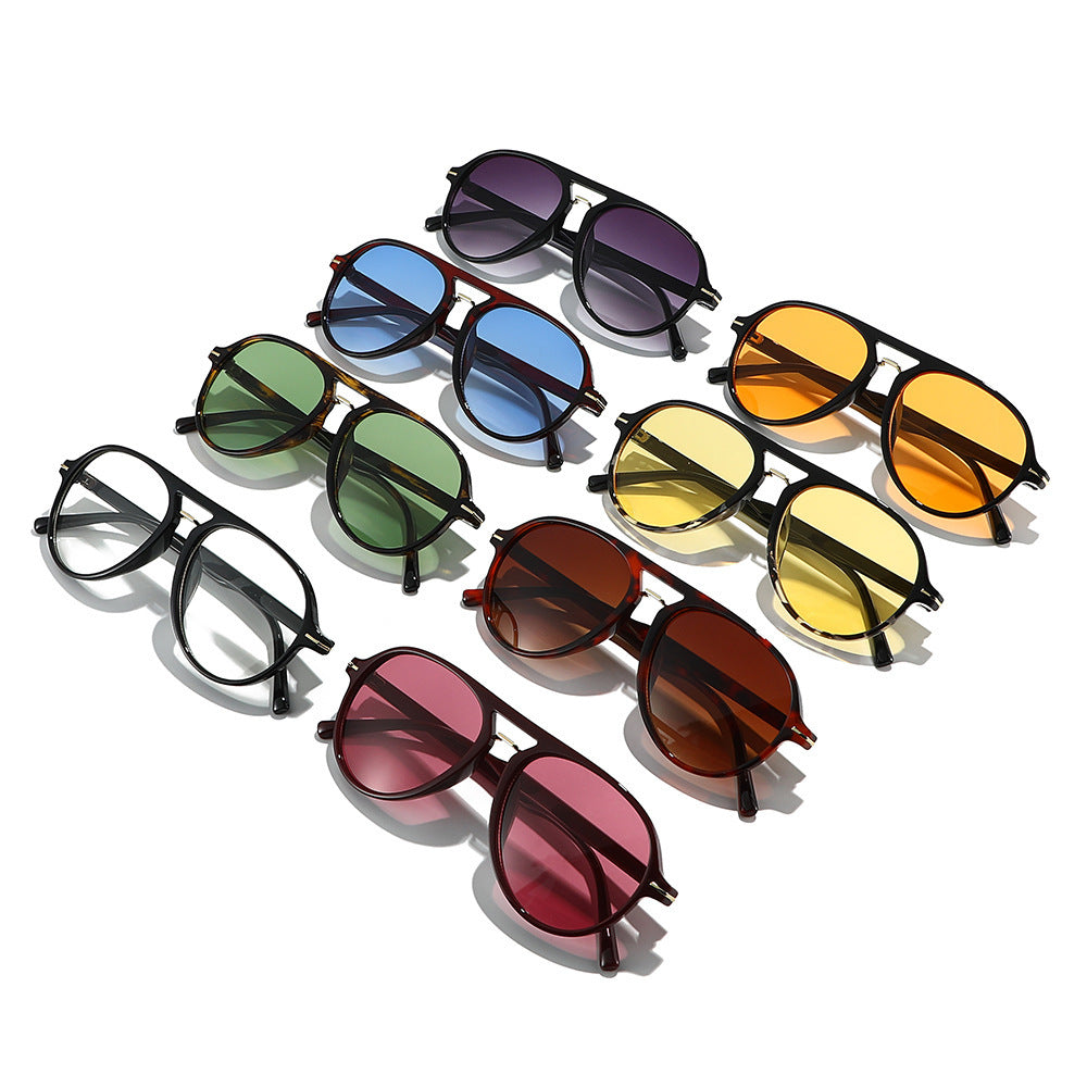 Modebewusste Schild-Sonnenbrille Karnz