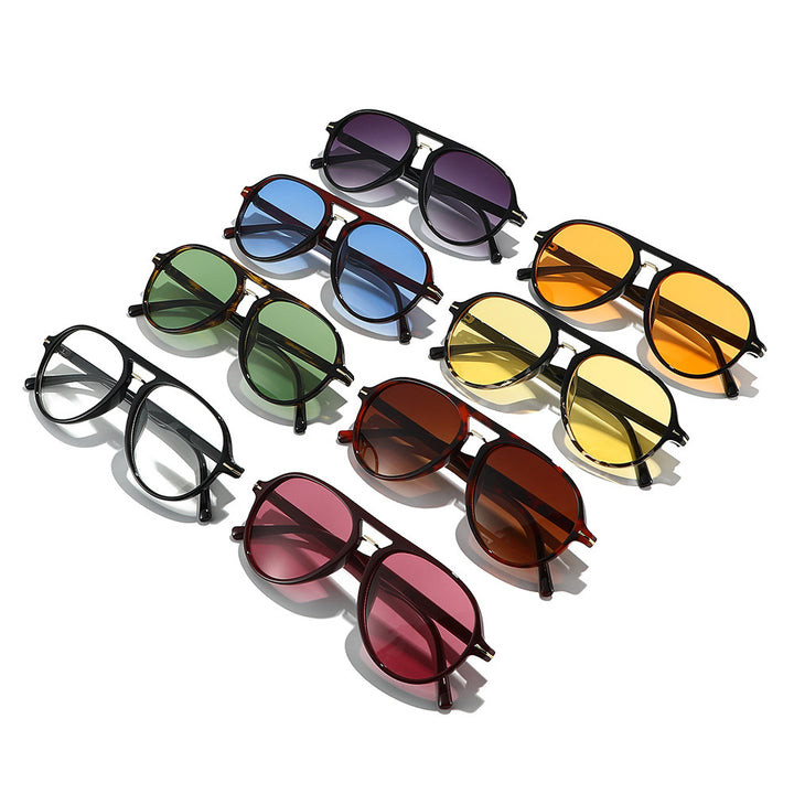 Modebewusste Schild-Sonnenbrille Karnz