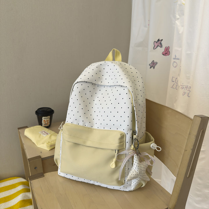 Polka Dot und Einfarbiger Rucksack Karnz