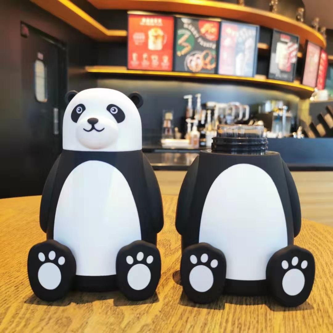 Damen kreative Panda Trinkflasche Karnz